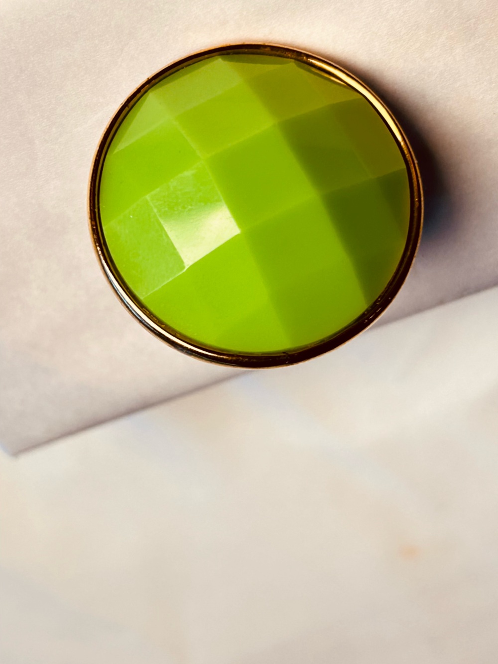 kate spade Lime Green Faceted Hair Clip